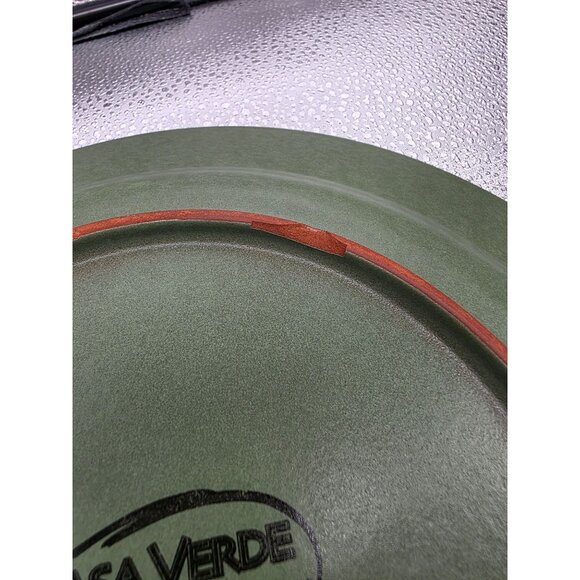Casa Verde Green Dinner Plate 10.5" Chip - Picture 2 of 5